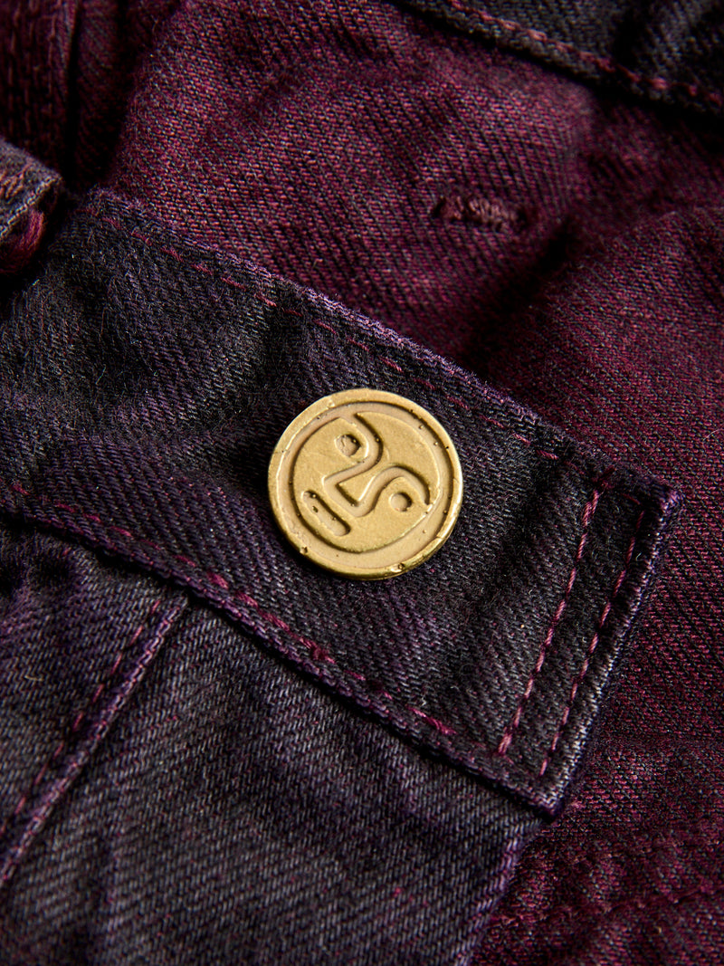 131 "Hadal Purple Overdye" 16oz Selvedge Denim - Lost Jeans Fit