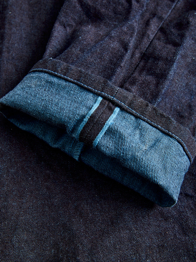 131 "Woad Overdye" 16oz Selvedge Denim - Lost Jeans Fit