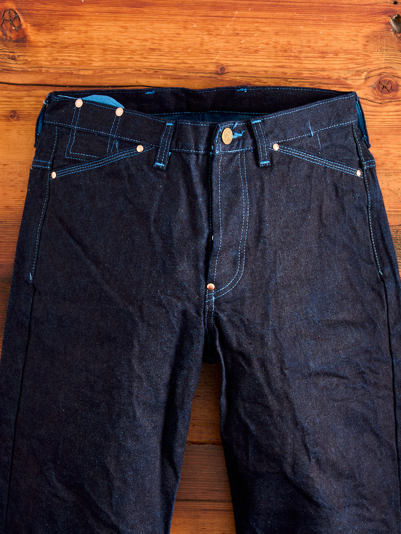 131 "Woad Overdye" 16oz Selvedge Denim - Lost Jeans Fit