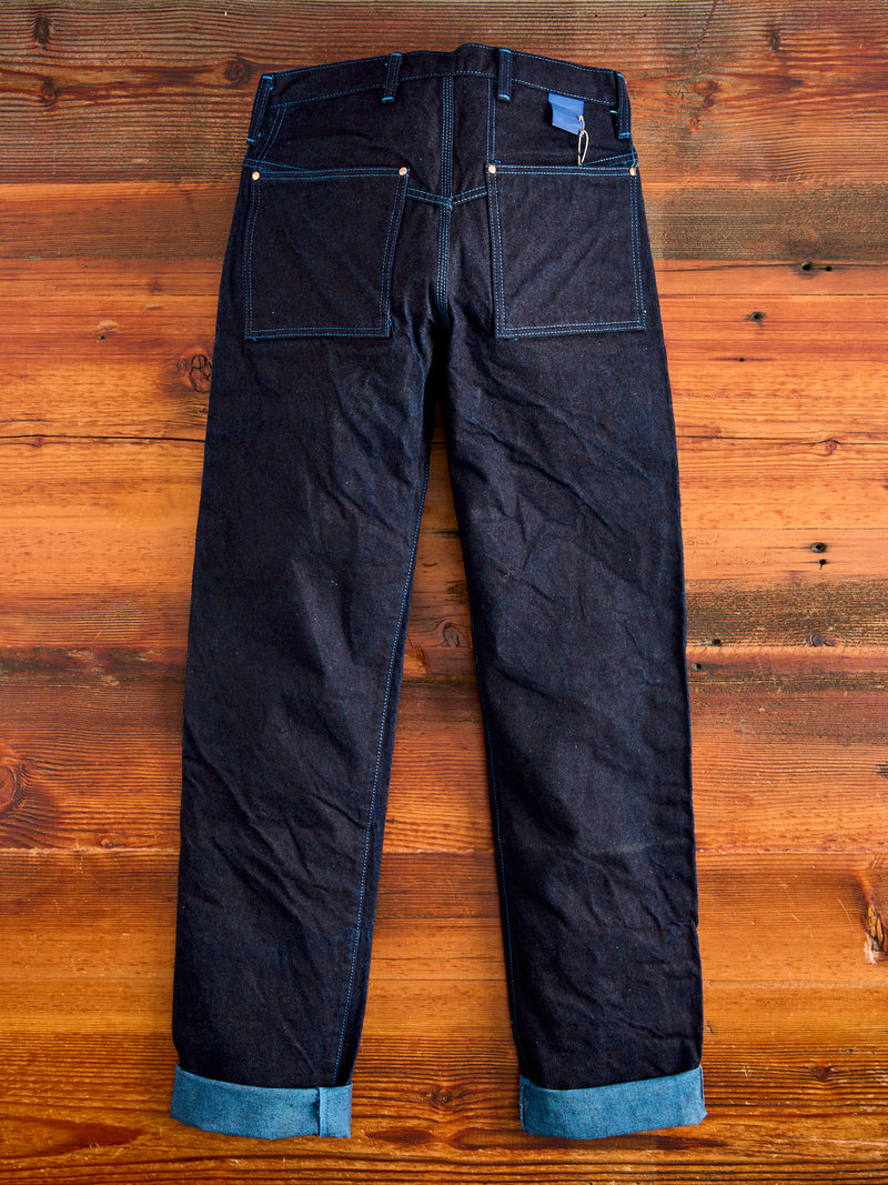 131 "Woad Overdye" 16oz Selvedge Denim - Lost Jeans Fit