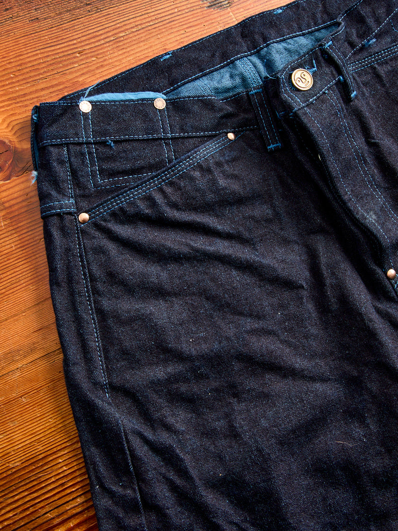 131 "Woad Overdye" 16oz Selvedge Denim - Lost Jeans Fit