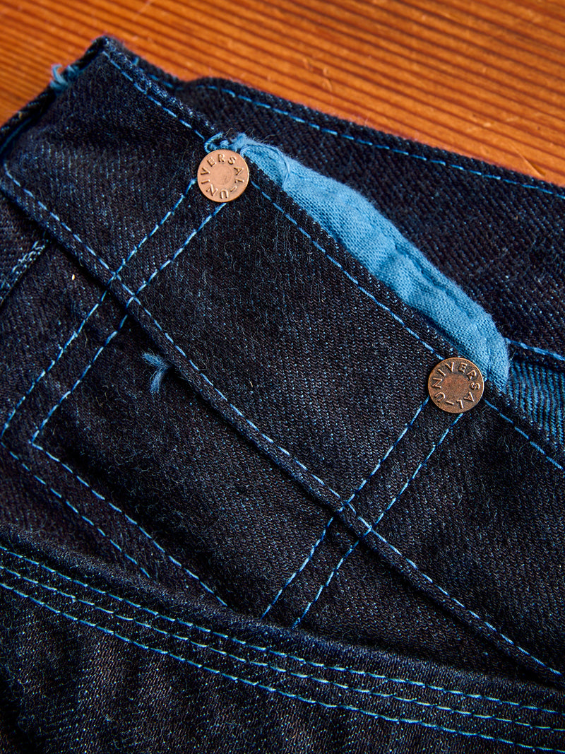 131 "Woad Overdye" 16oz Selvedge Denim - Lost Jeans Fit