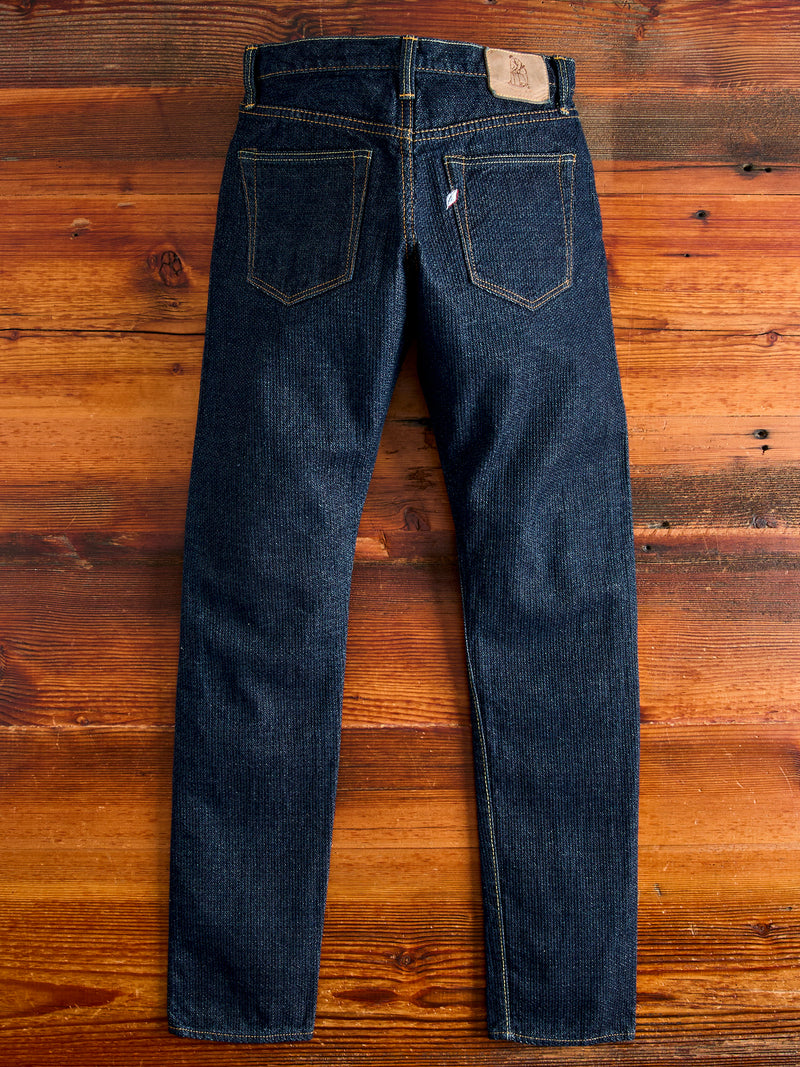 1170-2-ID Indigo Sashiko Denim - Relaxed Tapered Fit