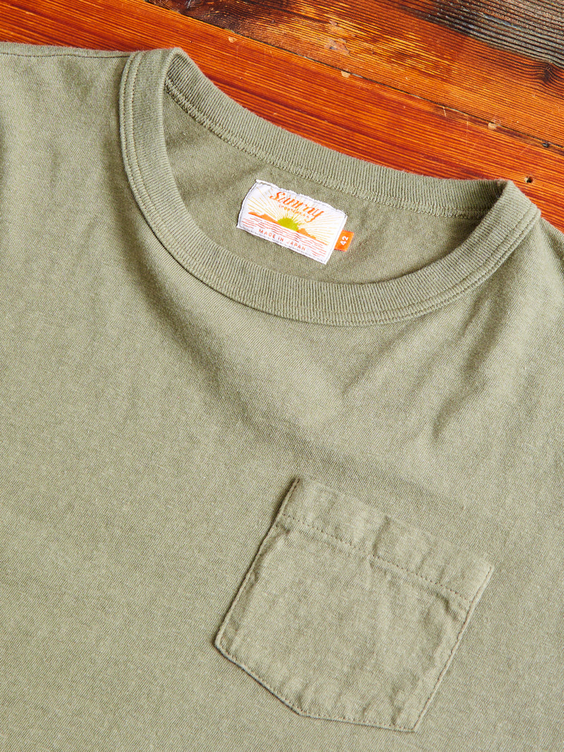 Hanalei Short Sleeve T-Shirt in Deep Lichen Green