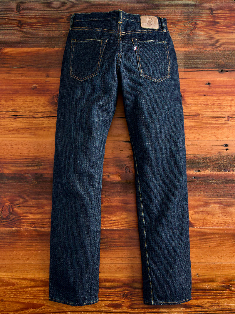 1170-1-ID Indigo Sashiko Denim - Regular Straight Fit