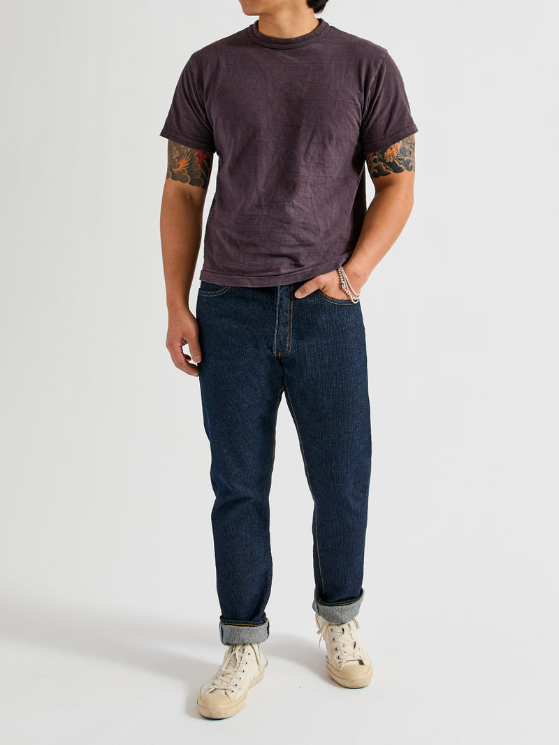 1170-2-ID Indigo Sashiko Denim - Relaxed Tapered Fit