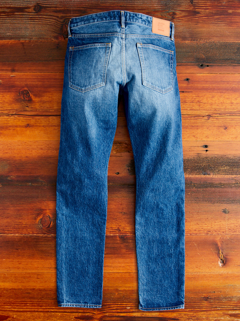 J201-MID "Circle Washed" 14.8oz Washed Selvedge Denim - Tapered Fit