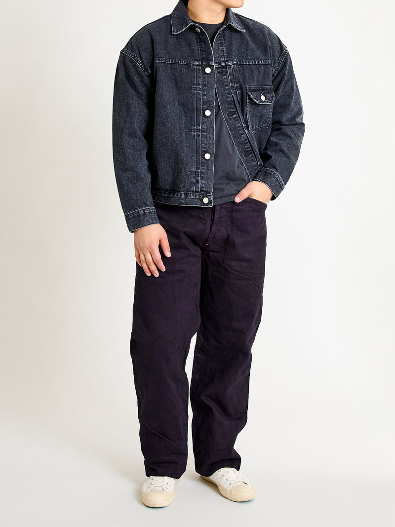 132 "Hadal Purple Overdye" 16oz Selvedge Denim - Wide Fit