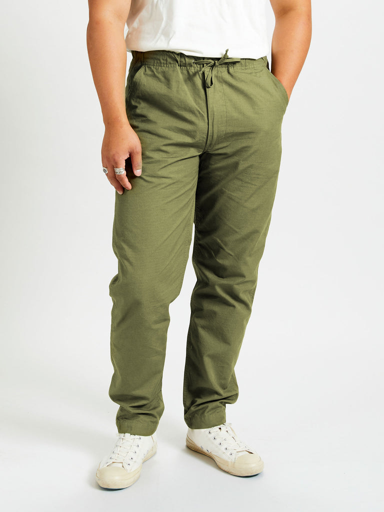 New Yorker Pants in Army Ripstop – Blue Owl Workshop