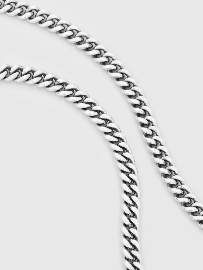 Curb Chain Necklace Size A in Sterling Silver