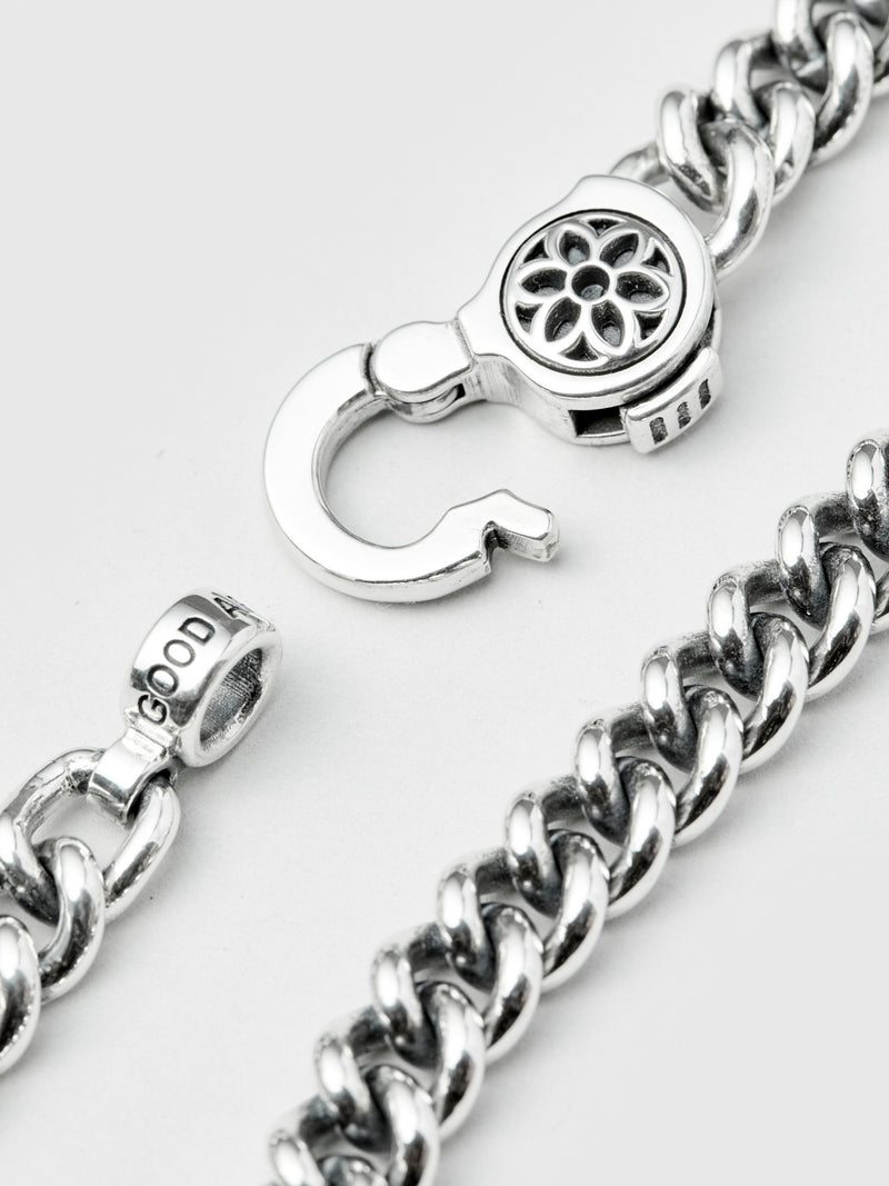 Curb Chain Bracelet Size A in Sterling Silver