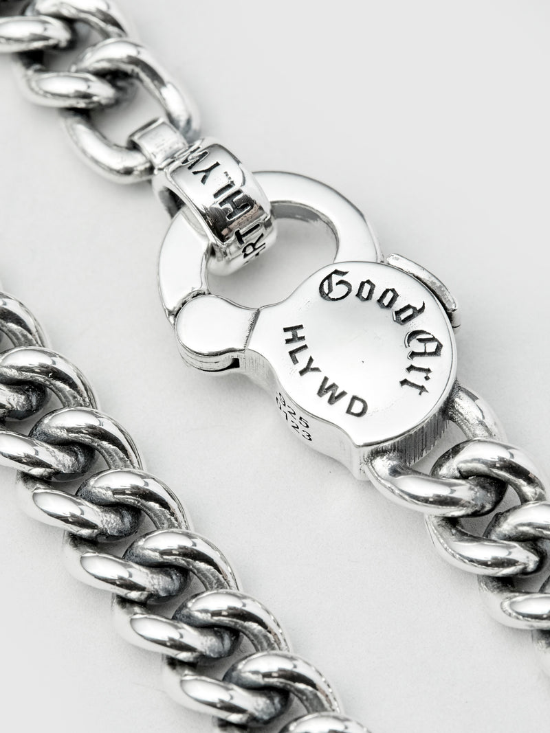 Curb Chain Bracelet Size A in Sterling Silver