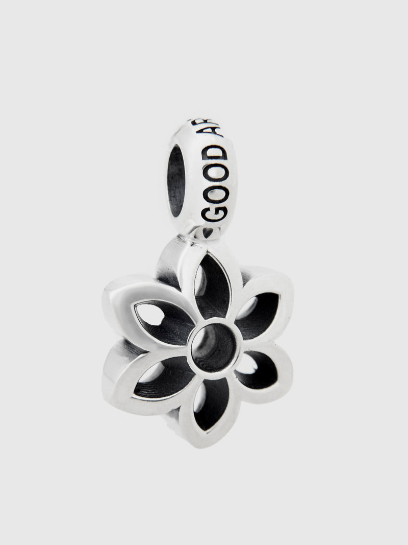 Cutout Rosette Pendant in Sterling Silver