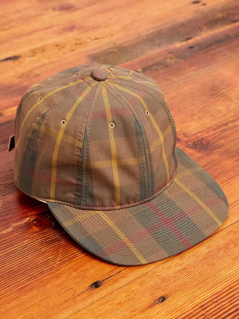 Tartan Cap in Brown