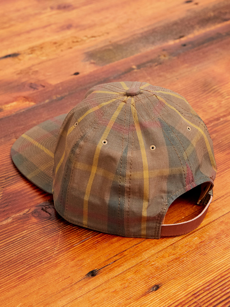 Tartan Cap in Brown