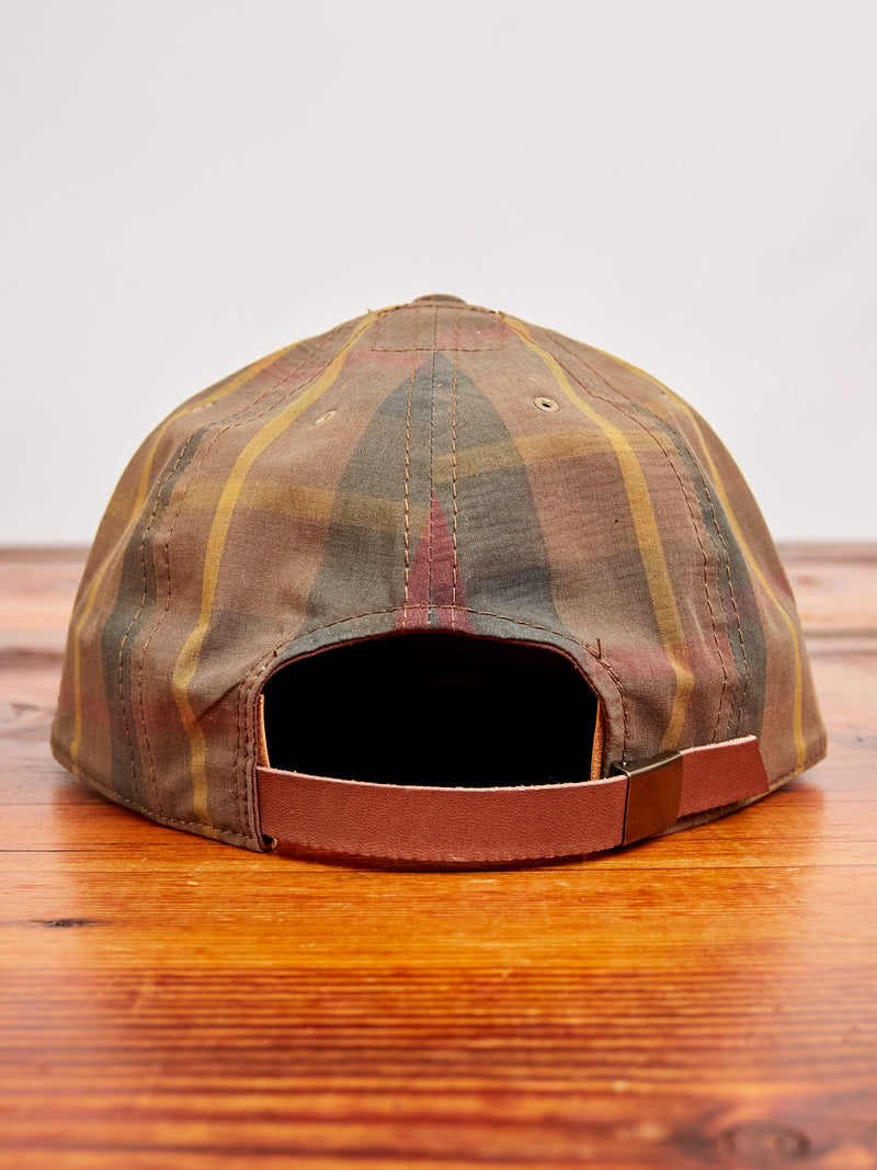 Tartan Cap in Brown