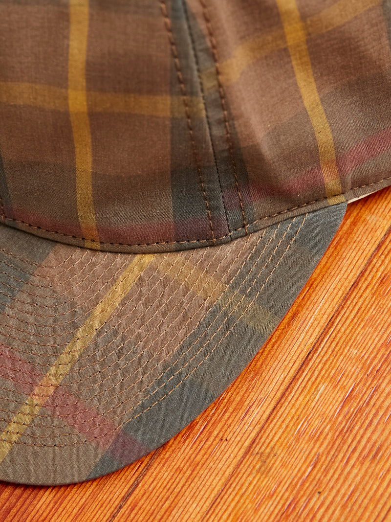 Tartan Cap in Brown