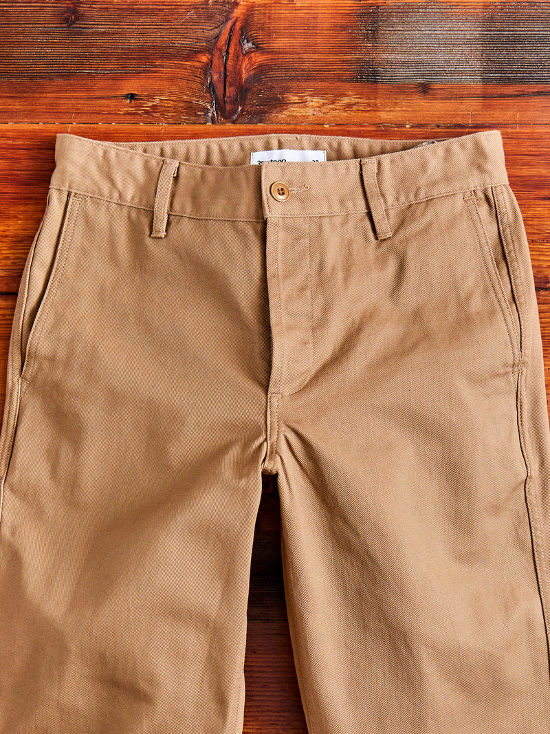 Work Pant in Tan Twill