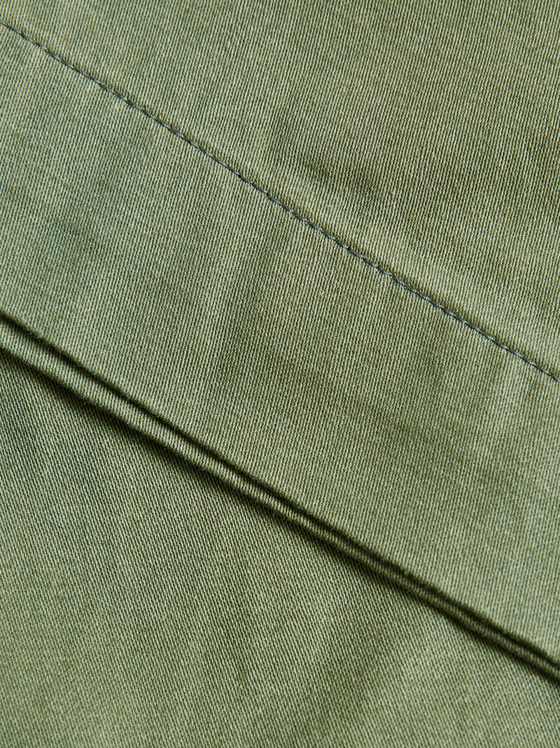 Explorer 10P Pants in Olive Backsatin