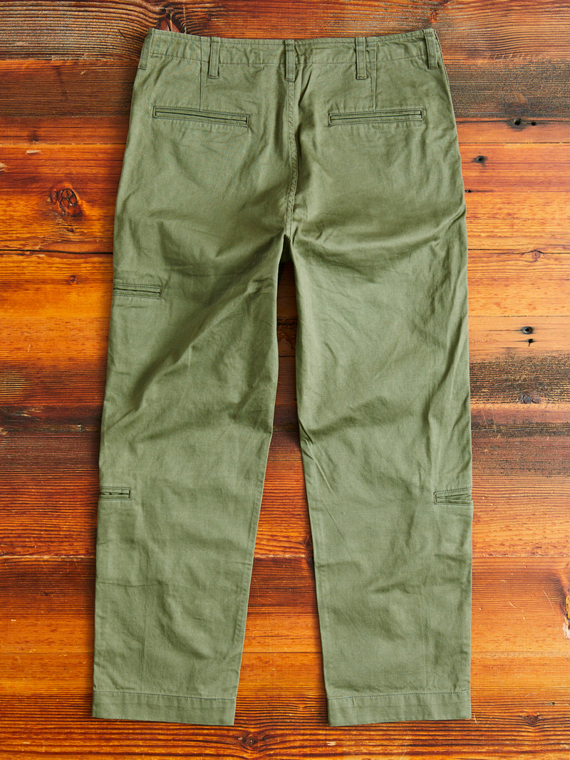 Explorer 10P Pants in Olive Backsatin