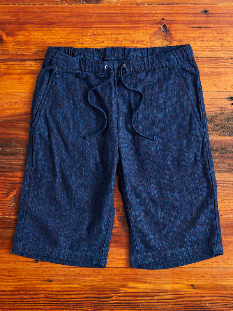 Jacquard Easy Shorts in Indigo