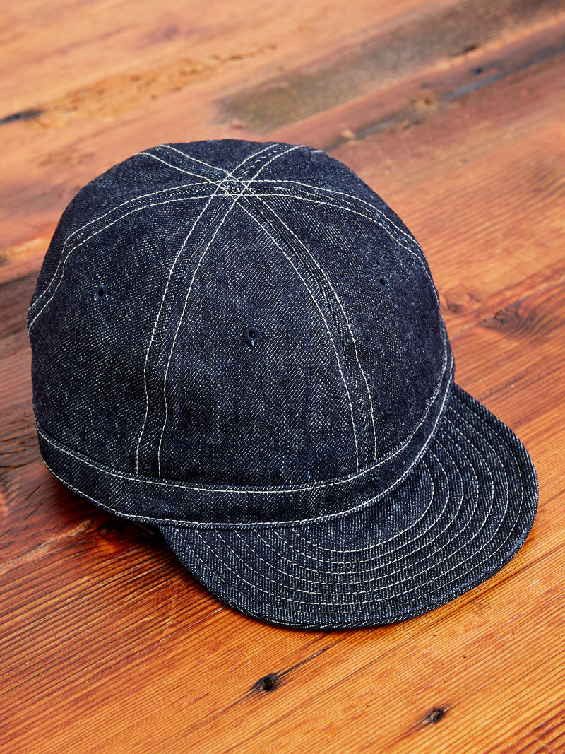 13.5oz Denim Work Cap in Indigo