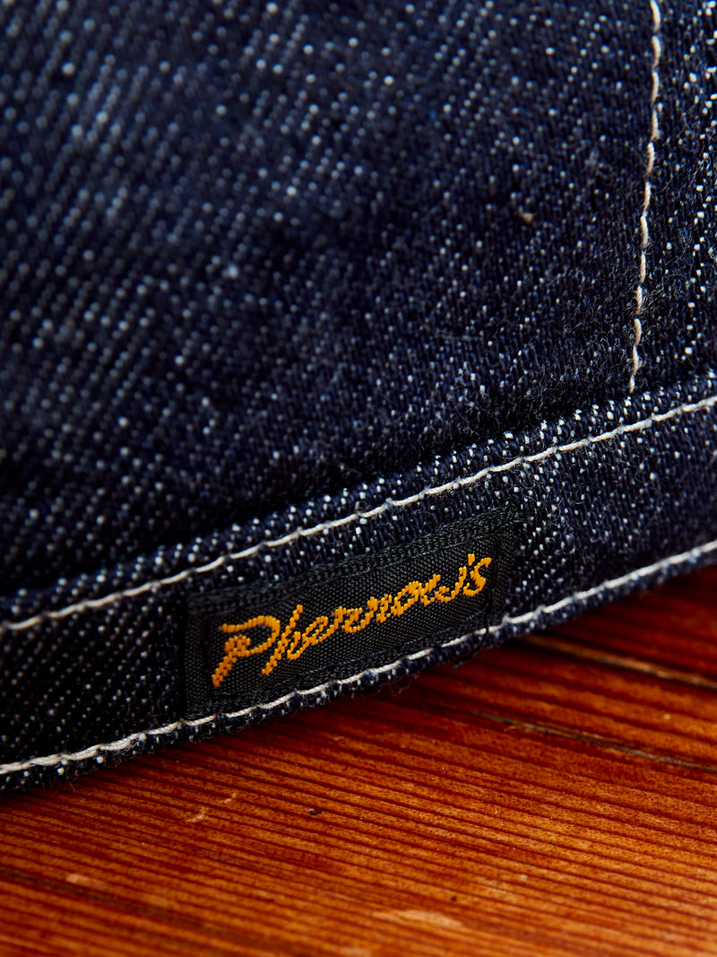 13.5oz Denim Work Cap in Indigo