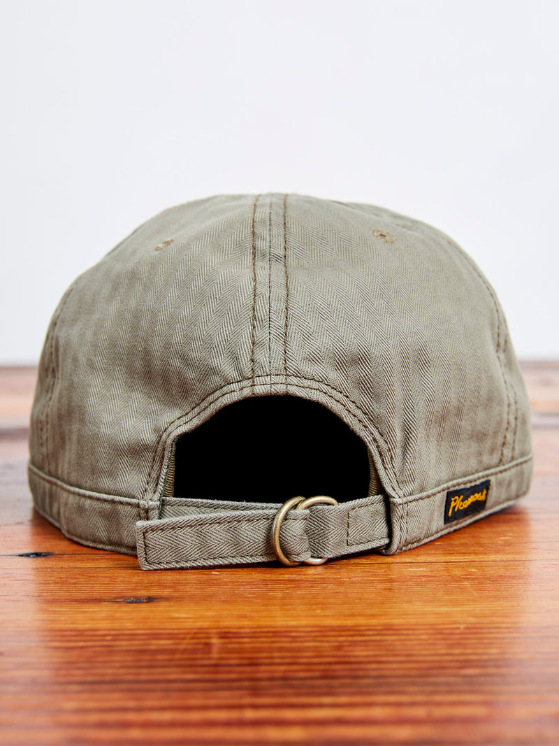 Herringbone Work Cap in Olive