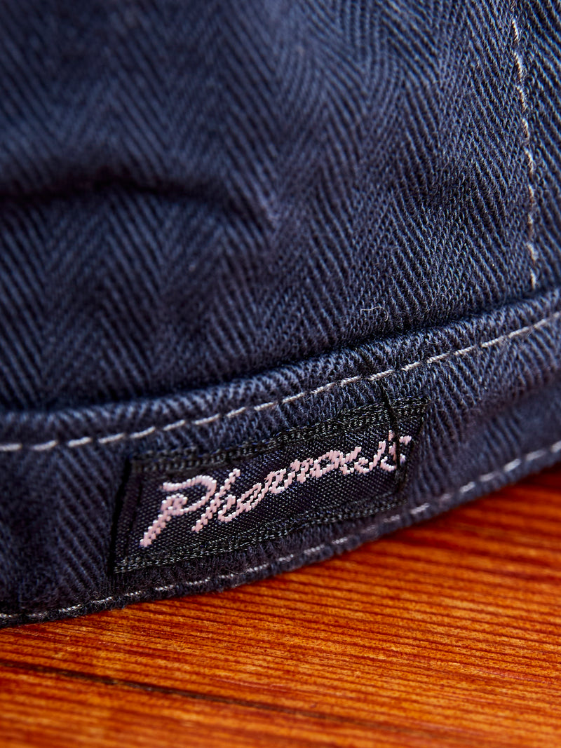 Herringbone Work Cap in Indigo