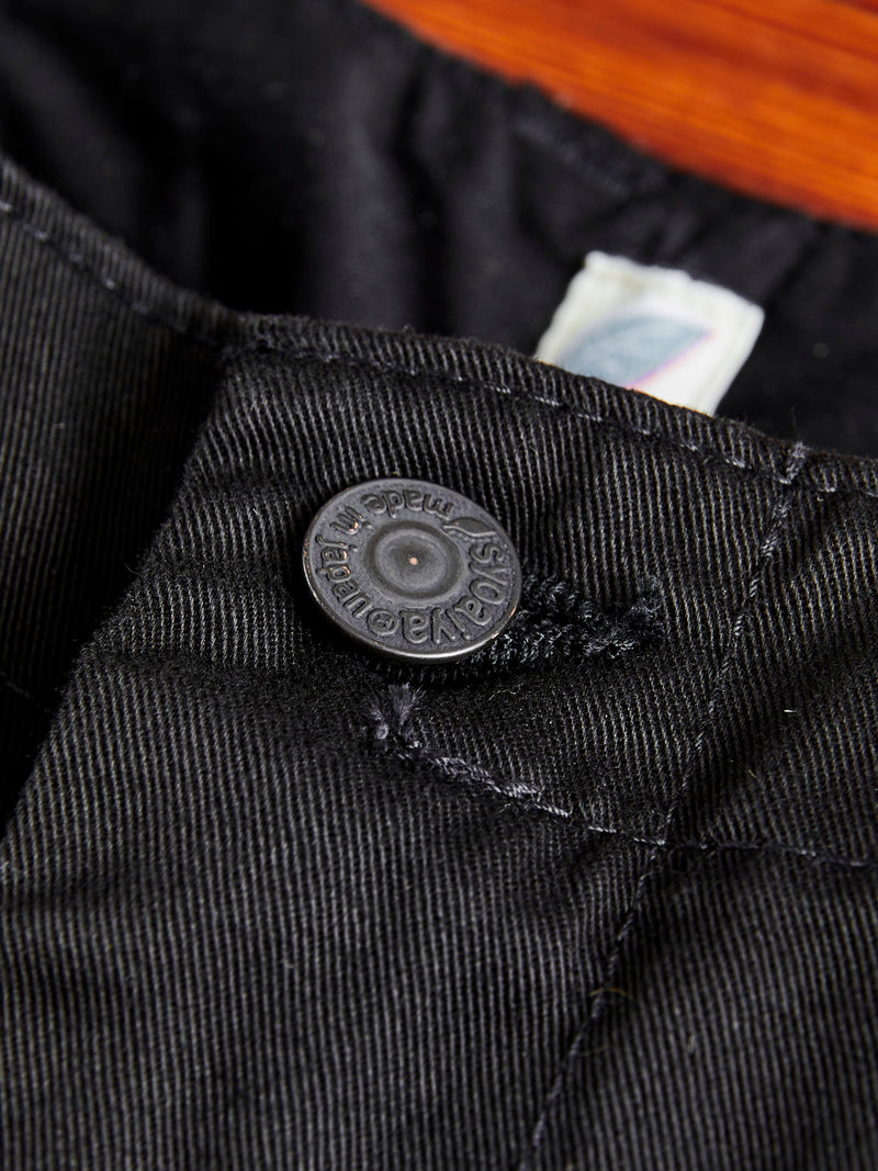 High Density Twill Chino in Black