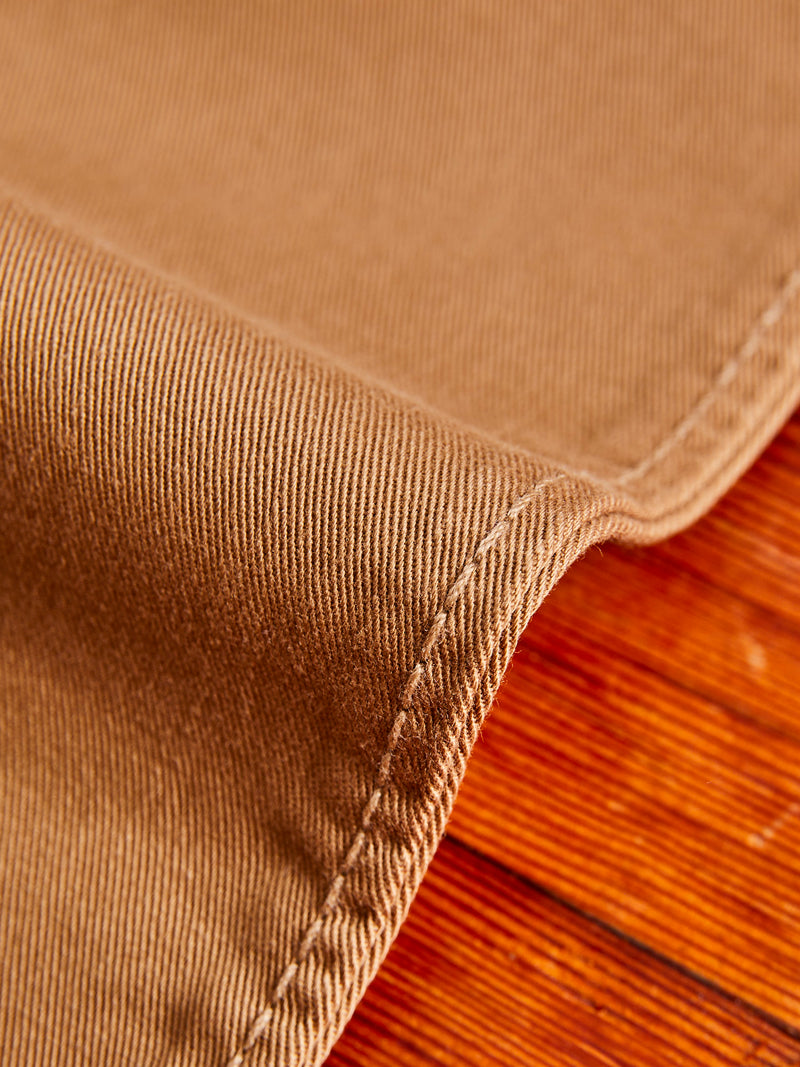 High Density Twill Chino in Camel