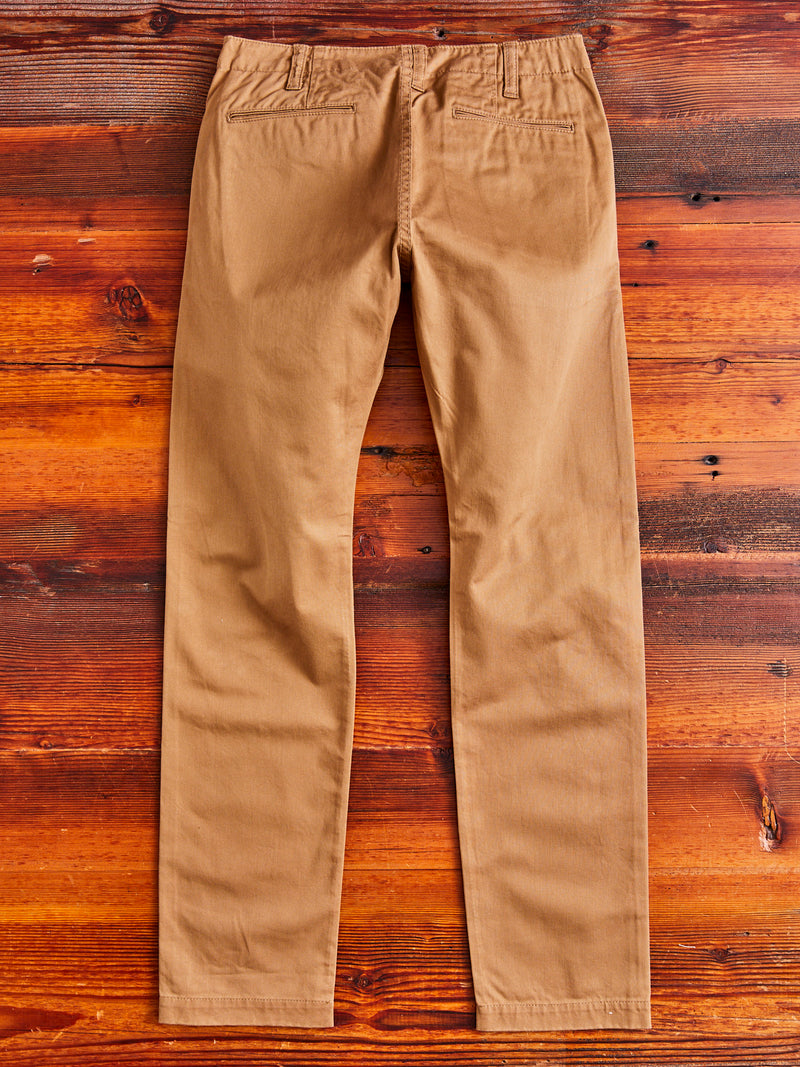 High Density Twill Chino in Camel