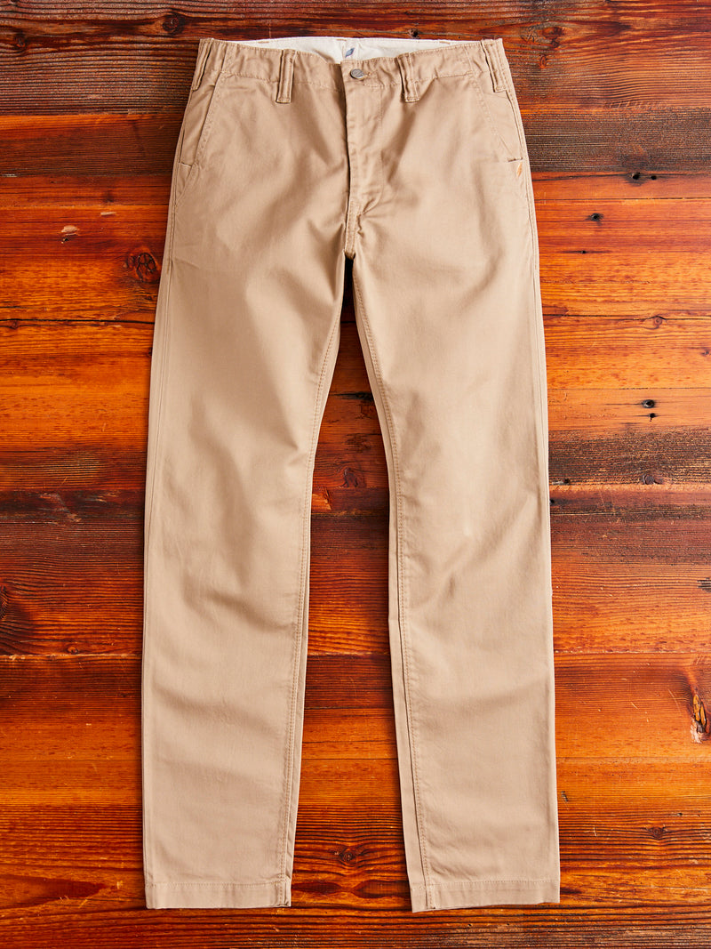 High Density Twill Chino in Beige