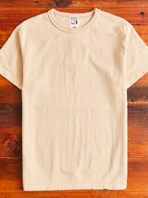 "Samurai Cotton Project" T-Shirt in Kuri Light