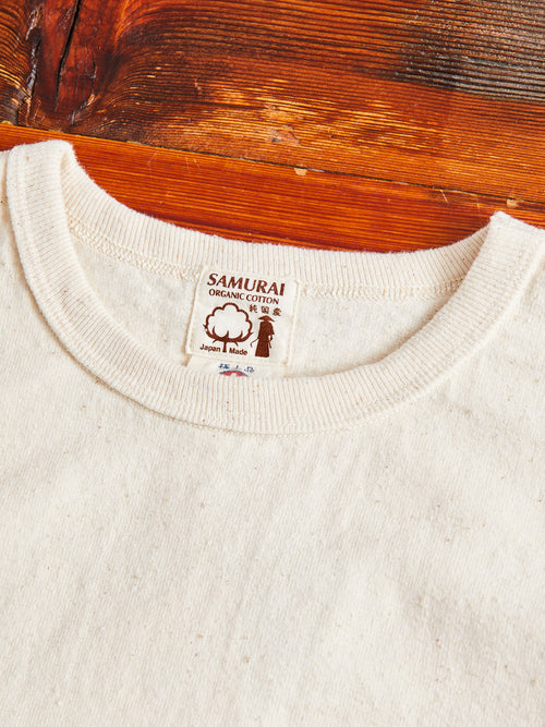 "Samurai Cotton Project" Pocket T-Shirt in Natural