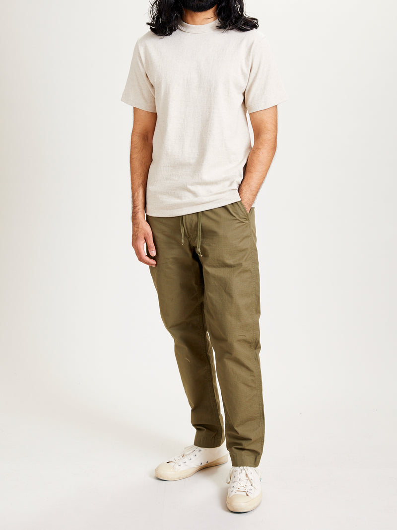 4601 Loopwheel Tee in Oatmeal