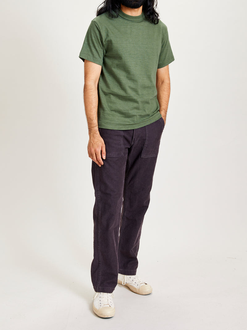 4601 Loopwheel Tee in Green