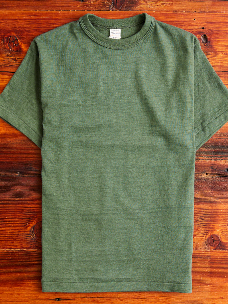 4601 Loopwheel Tee in Green