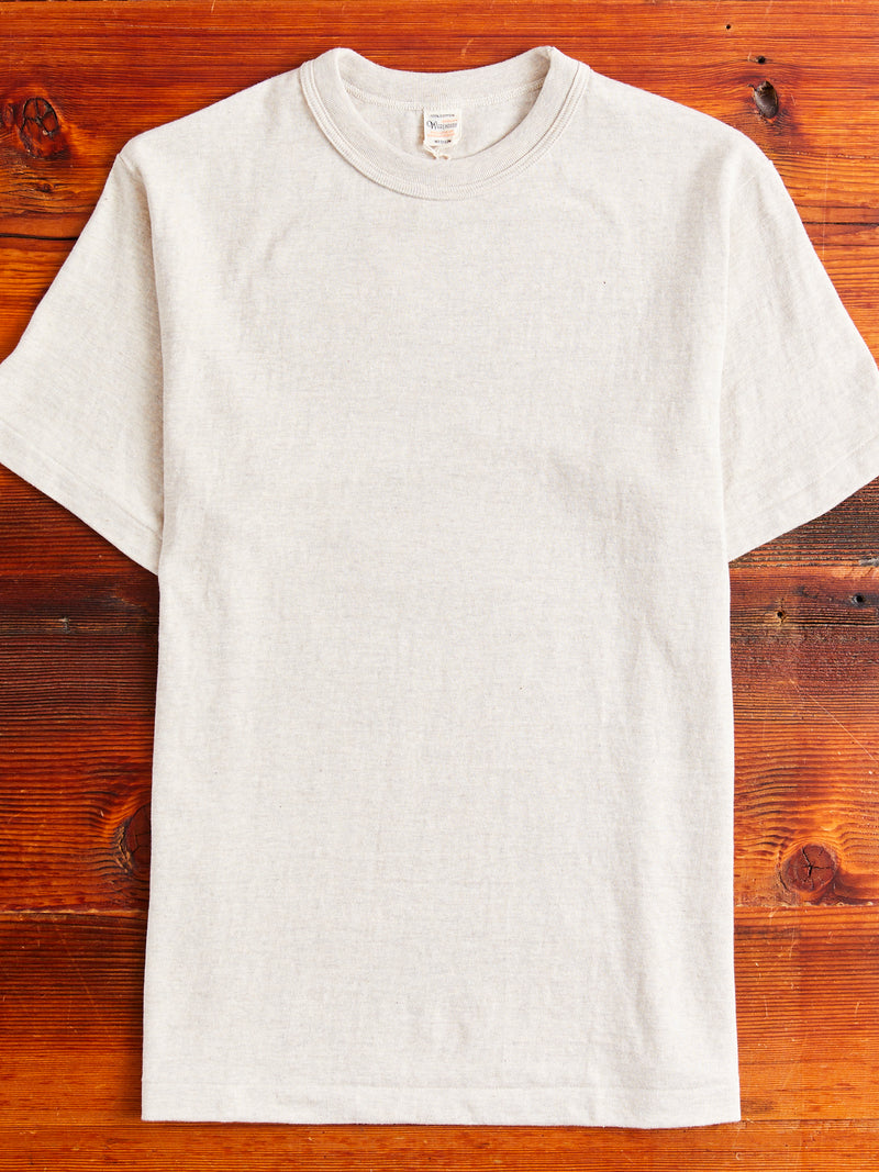 4601 Loopwheel Tee in Oatmeal