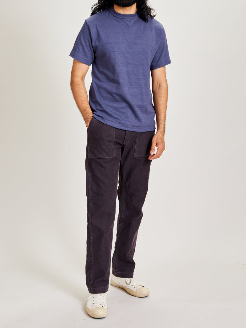 4601 Loopwheel Tee in Navy