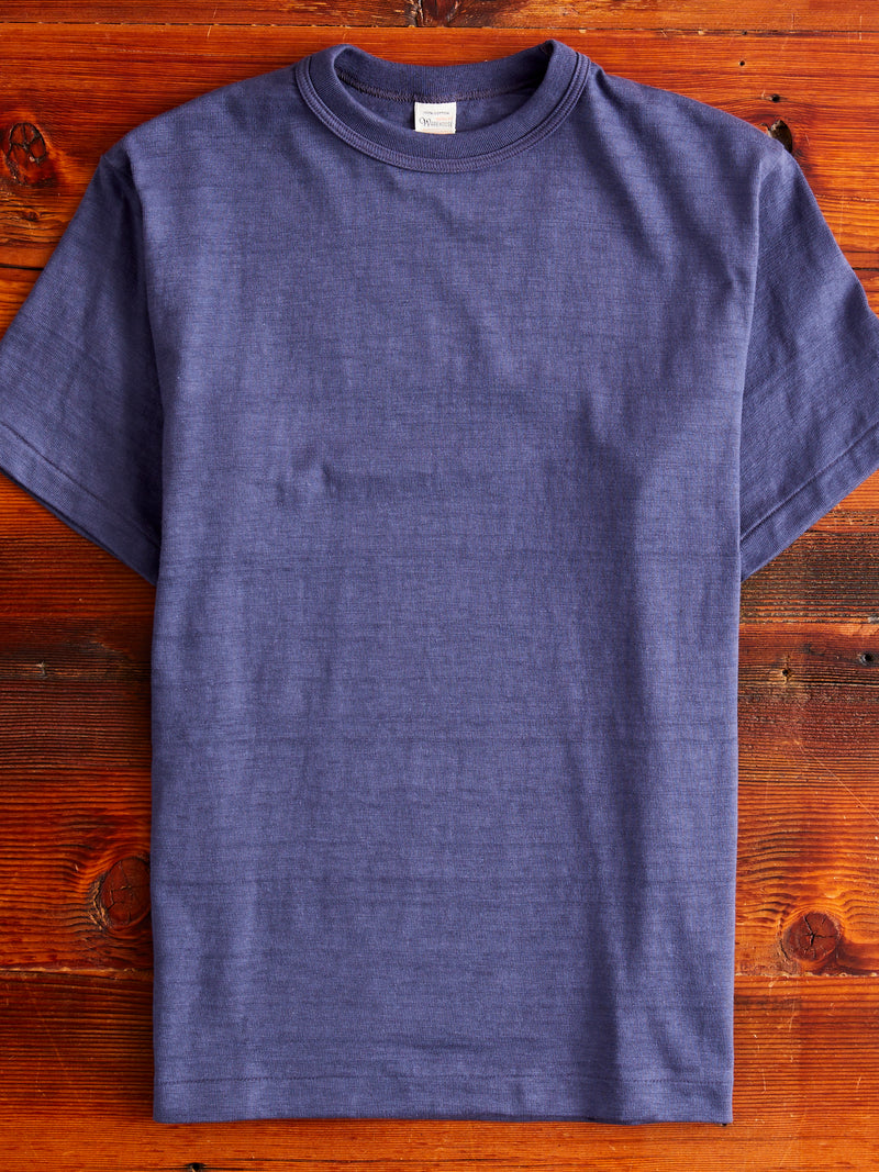 4601 Loopwheel Tee in Navy