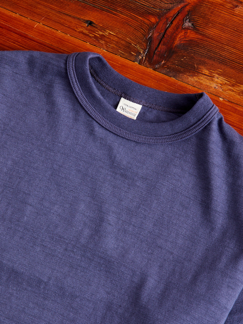 4601 Loopwheel Tee in Navy