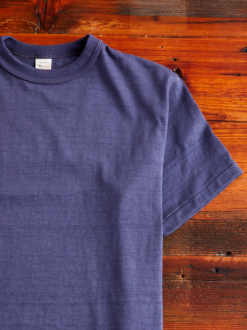 4601 Loopwheel Tee in Navy