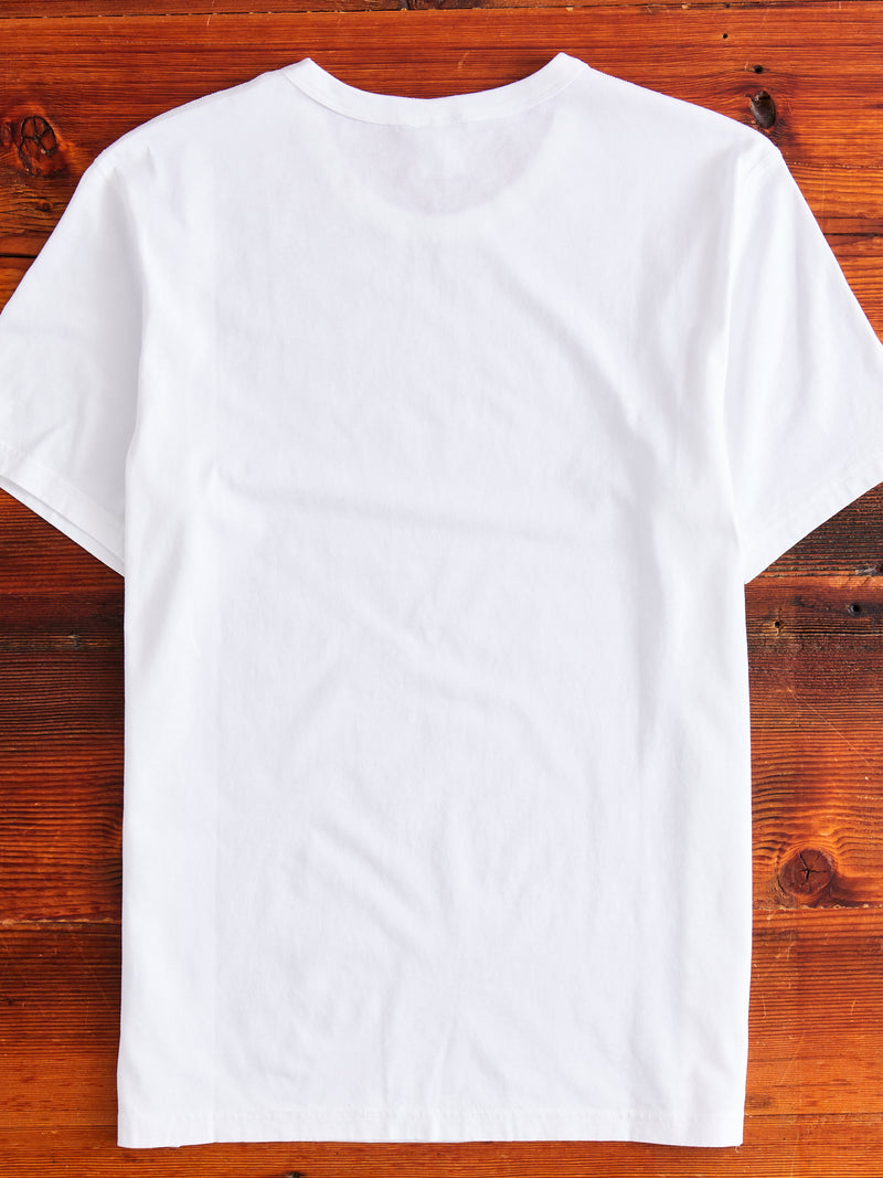 Ringspun Jersey T-shirt in White