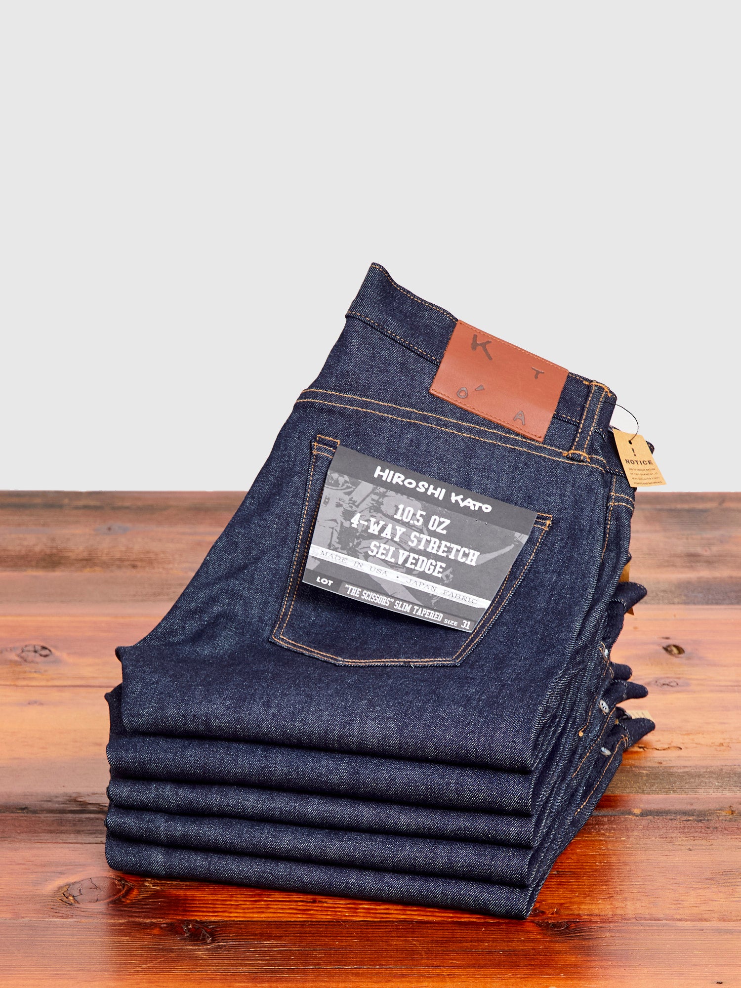 Hiroshi Kato The Scissors Slim shops Tapered Denim Blue Jeans Selvedge 32 Made in USA