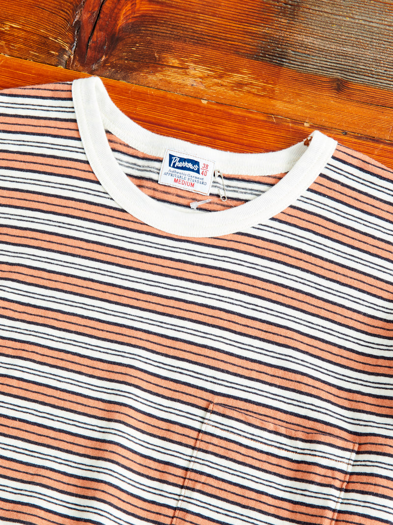 Stripe T-Shirt in Orange