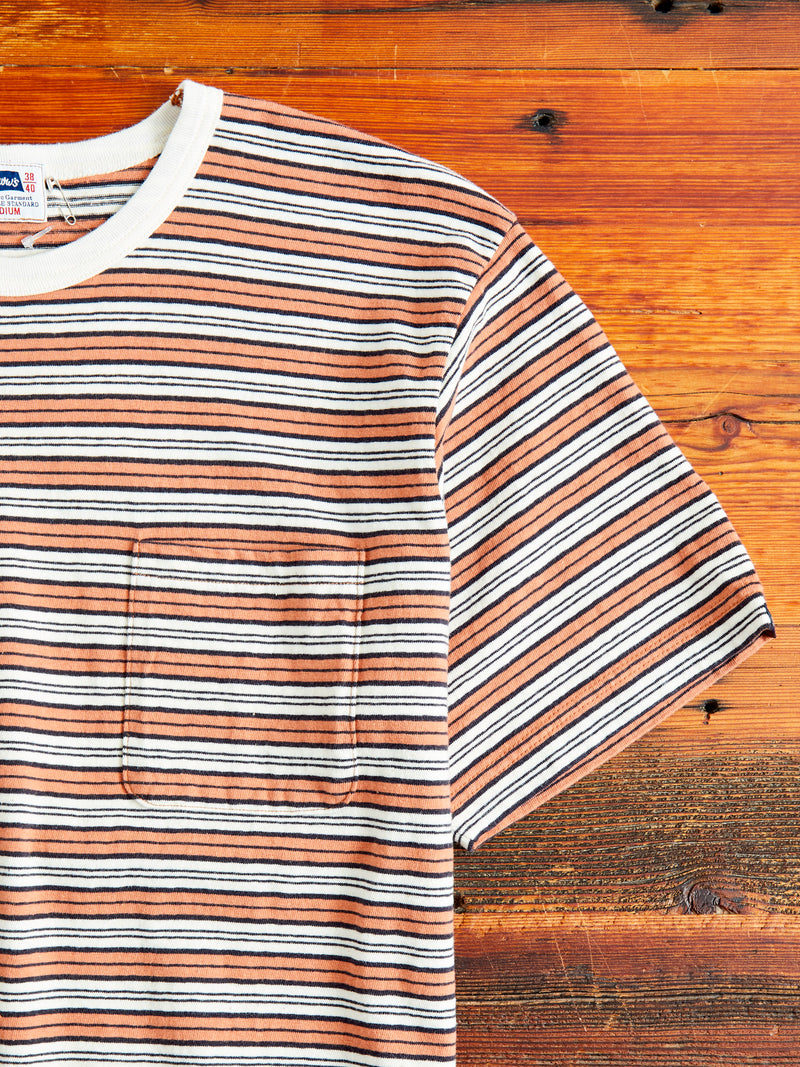 Stripe T-Shirt in Orange