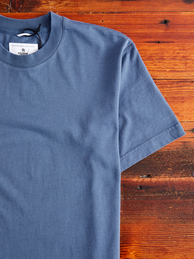 Midweight Jersey T-Shirt in Washed Blue