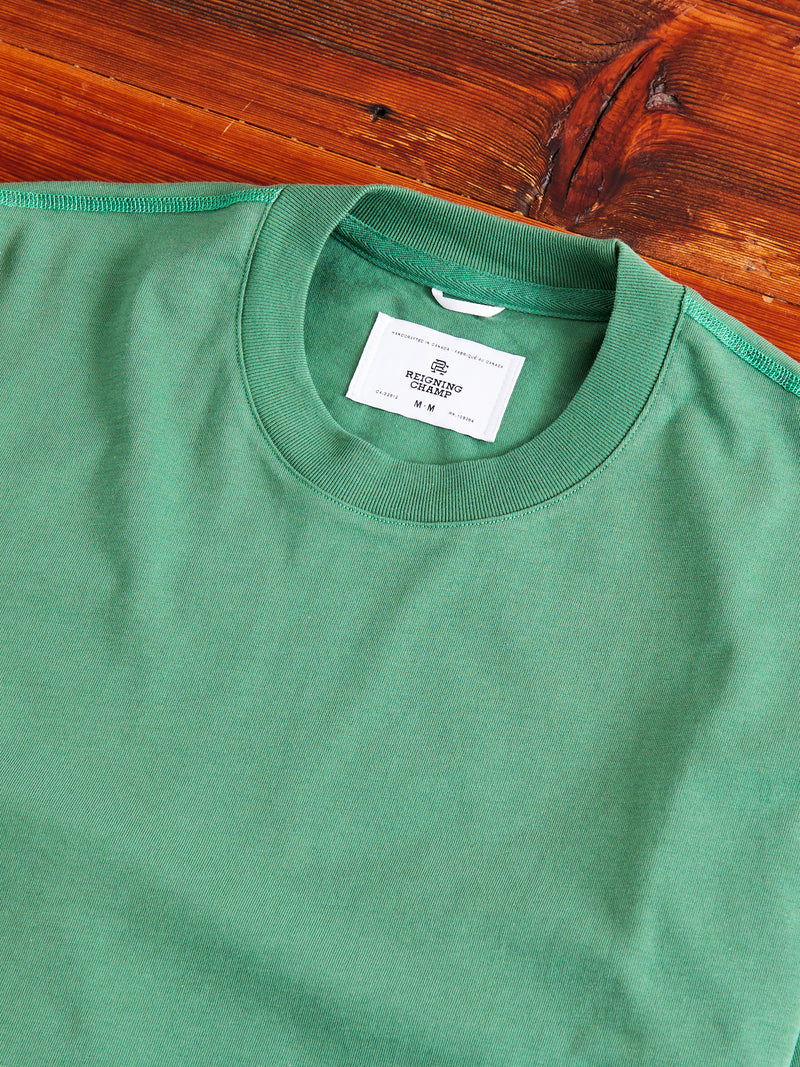 Midweight Jersey T-Shirt in Lawn Green