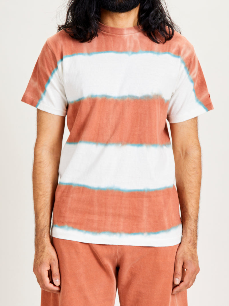 Stand Wheeler Tie-Dye T-Shirt in Brown